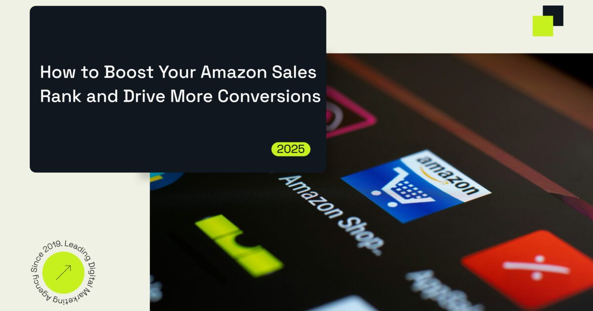 how to improve amazon sales rank