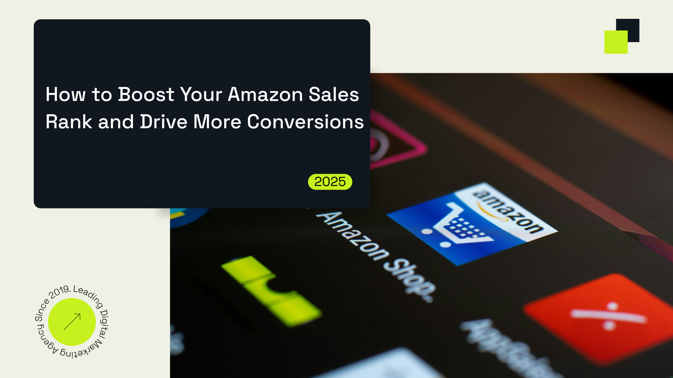 how to improve amazon sales rank