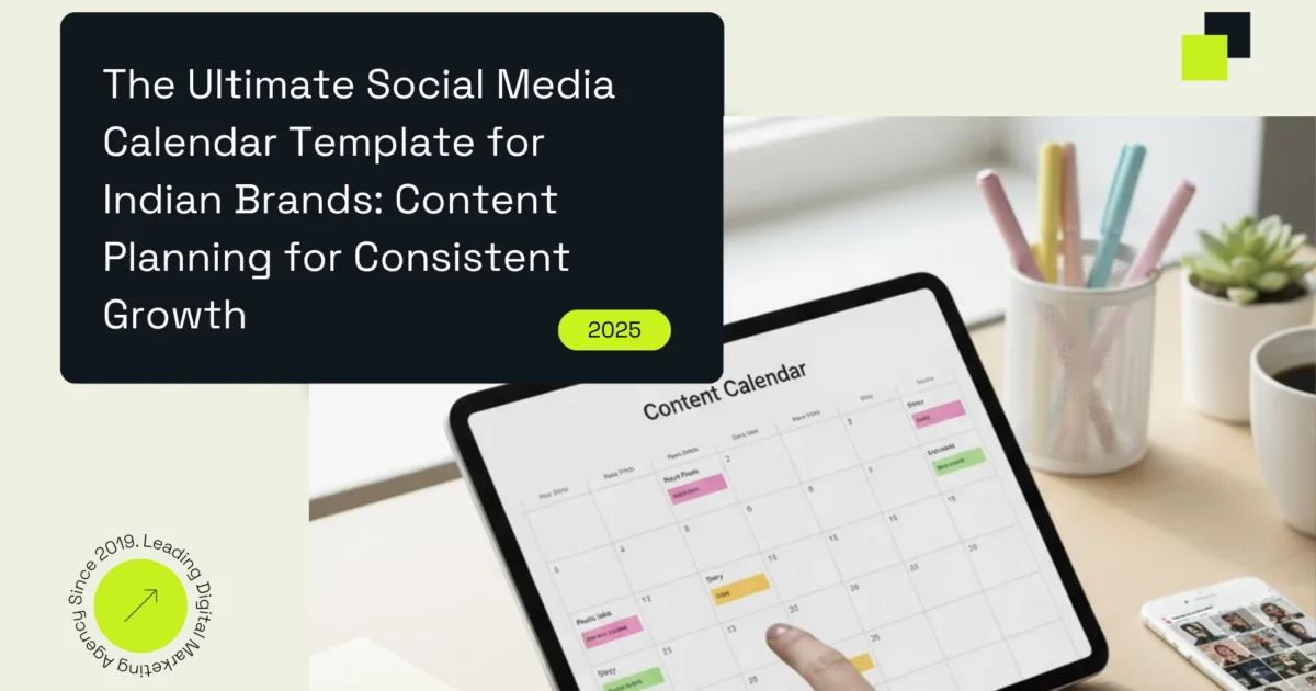 social media calendar template India
