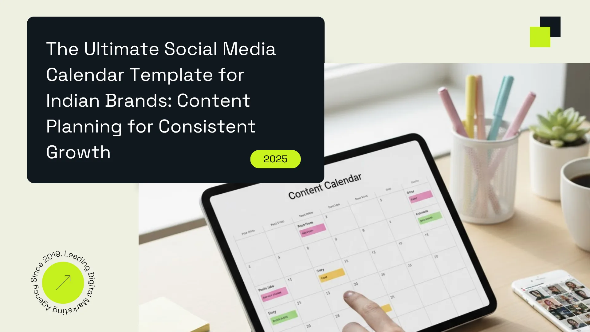 social media calendar template India