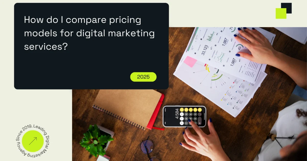 digital marketing agency pricing comparison for local businesses