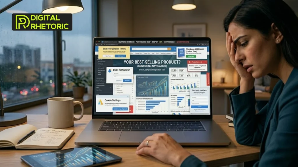 website not generating leads