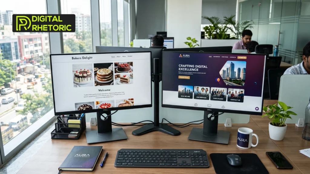 AI website builder vs custom website