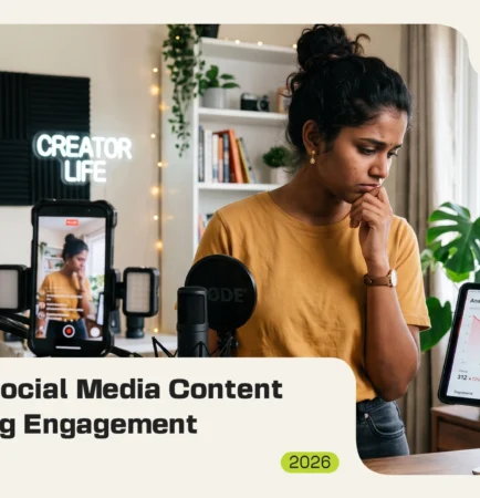 why social media engagement is low